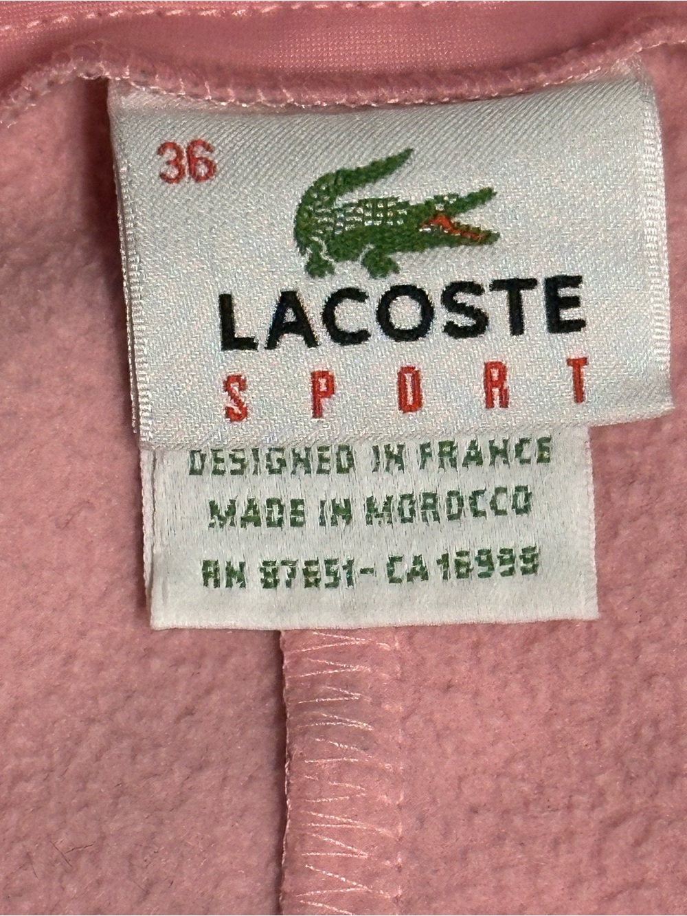 Lacoste Pink Flared Track Pants - Picture 5 of 12